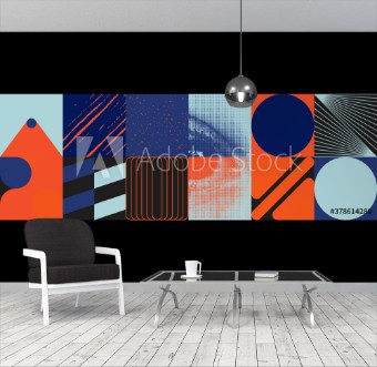 Picture of Deconstructed Abstract Vector Pattern Design